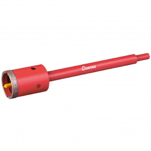 Serra copo diamantada 40 mm com haste de 3/8