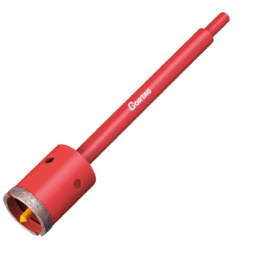 Serra copo diamantada 40 mm com haste de 3/8