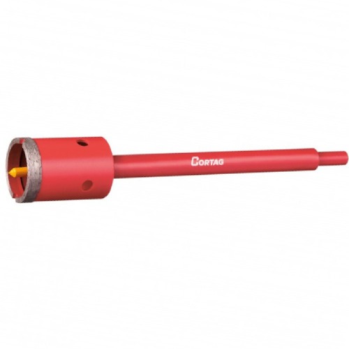 Serra copo diamantada 40 mm com haste de 3/8