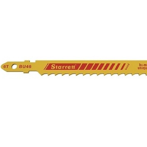 L�mina serra tico tico 100 mm 6 dentes bimetal para madeira 5 pe�as - BU46