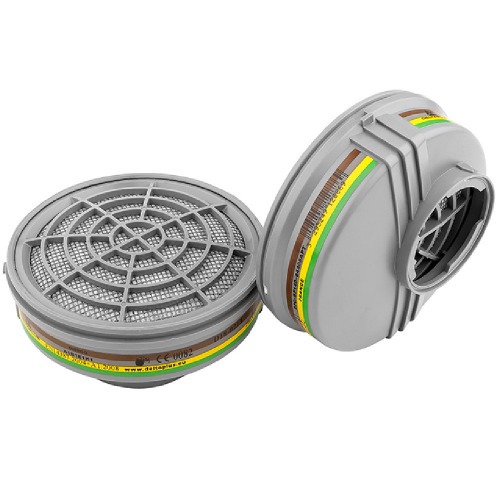 Filtro p/ multigases para respirador Jupiter 2 pe�as