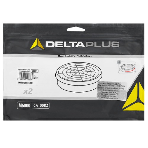 Filtro p/ multigases para respirador Jupiter 2 pe�as