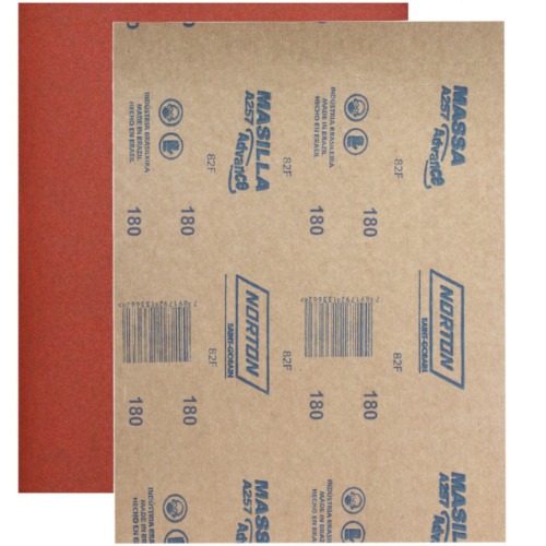 Folha de lixa para massa 225 x 275 mm - A257