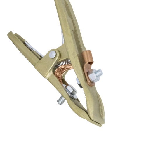 Garra negativa industrial fundida para solda 500A