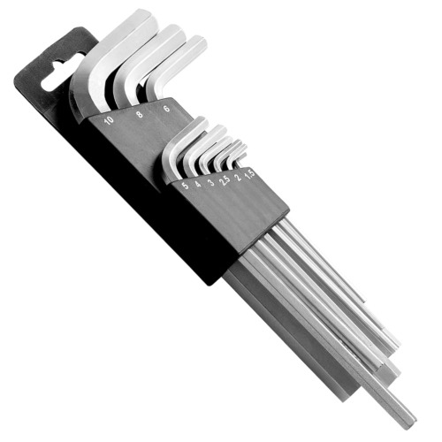 Jogo de chaves hexagonais com 9 pe�as - 41408/209