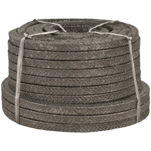 Gaxeta de algodão quadrada grafitada 1/2 Gaxeta de algodão quadrada grafitada 1/2