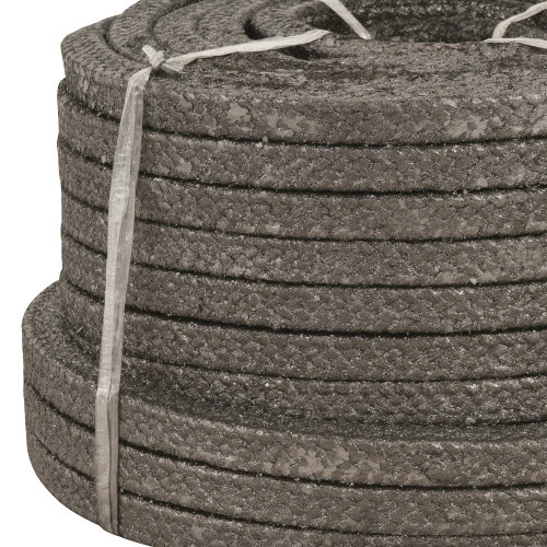 Gaxeta de algodão quadrada grafitada 1/2 Gaxeta de algodão quadrada grafitada 1/2