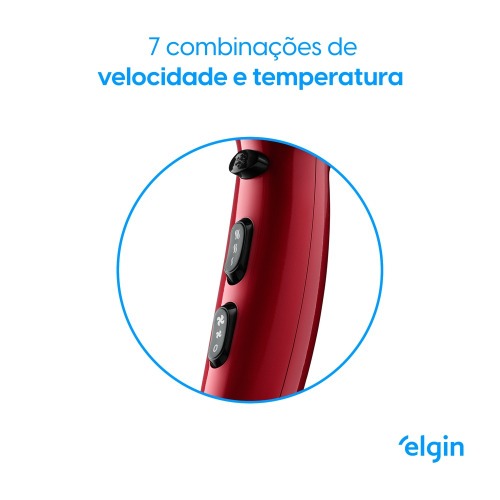 Secador de cabelo 2000 Watts com Tourmaline - Glossy �on  110V