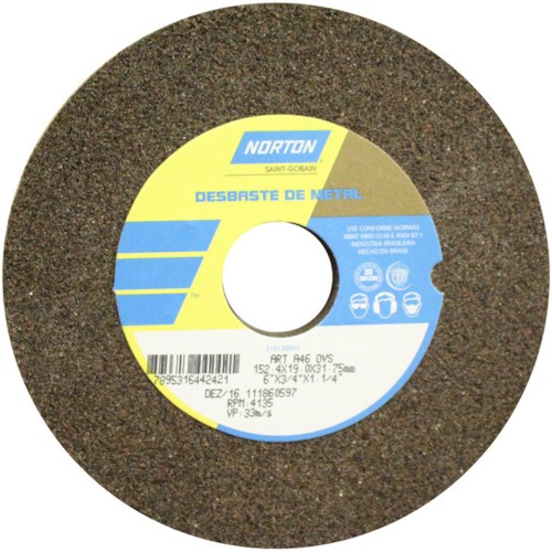 Rebolo para uso geral 6 x 3/4 x 1.1/4