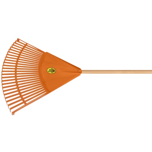 Vassoura pl�stica 26 dentes com cabo de 120 cm