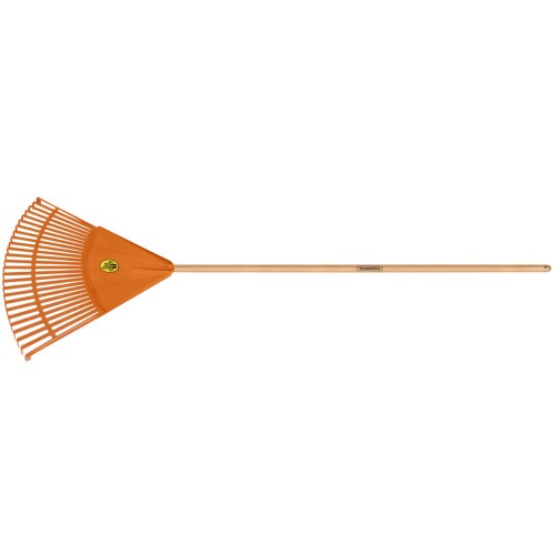Vassoura pl�stica 26 dentes com cabo de 120 cm