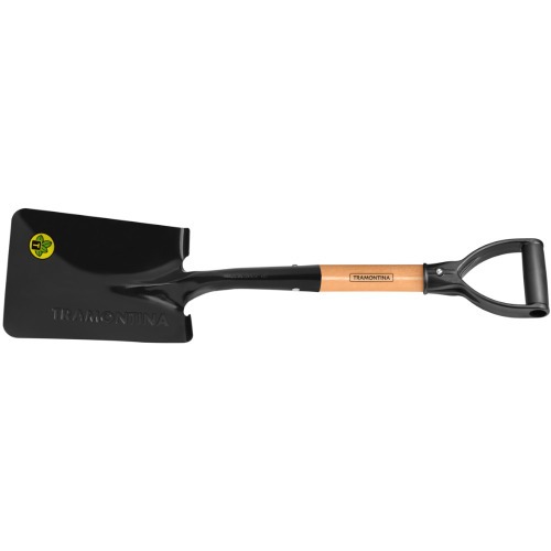 P� quadrada pequena com cabo de madeira 45 cm - 77497404