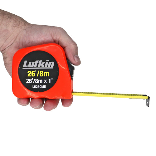 Trena com fita de aço 25,4 mm x 8 m com trava Trena com fita de aço 25,4 mm x 8 m com trava