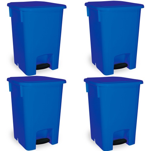 Cesto coletor de lixo 15L com pedal 4 pe�as - MVCP15