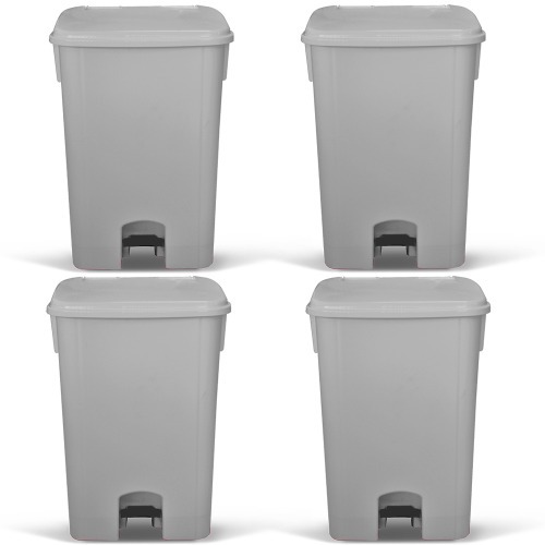 Cesto coletor de lixo 15L com pedal 4 pe�as - MVCP15