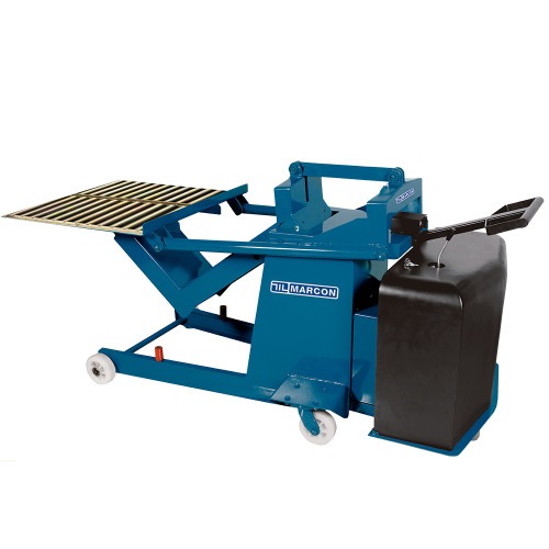 Carro com plataforma elevat�ria com roletes el�trico 600 kg - 4608