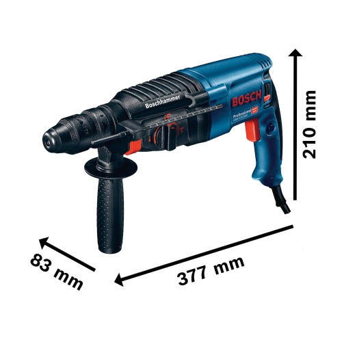 Martelete Perfurador e Rompedor 800W 2,7 joules SDS Plus com maleta - GBH2-26DRE 220V Martelete Perfurador e Rompedor 800W 2,7 joules SDS Plus com maleta - GBH2-26DRE 220V
