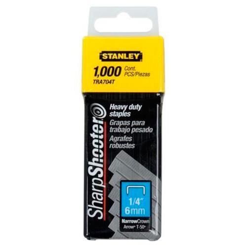 Grampo para grampeador manual 6 mm caixa com 1000 pe�as - TRA704T