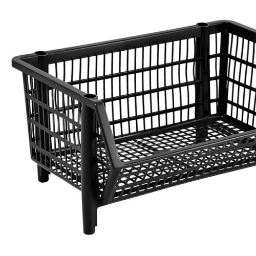 Cesto expositor plástico empilhável 41 x 27 x 57 cm COMPT 2 peças Cesto expositor plástico empilhável 41 x 27 x 57 cm COMPT 2 peças