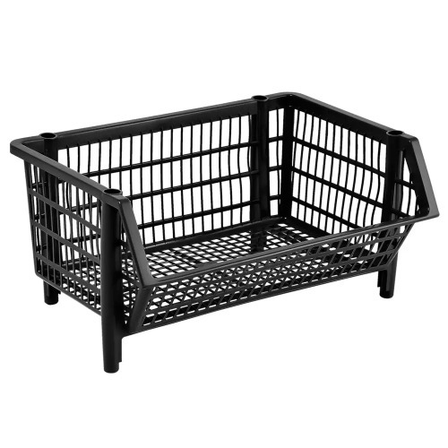 Cesto expositor plástico empilhável 41 x 27 x 57 cm COMPT 2 peças Cesto expositor plástico empilhável 41 x 27 x 57 cm COMPT 2 peças