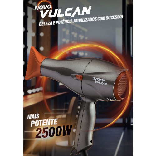 Secador de cabelo 2500 watts 5 temperaturas - Vulcan  220V