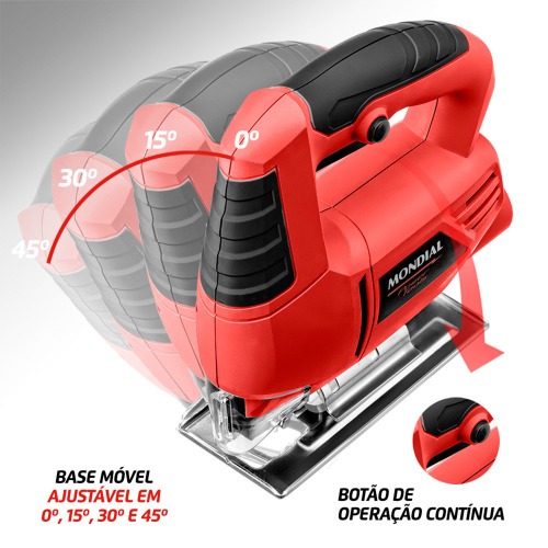 Serra tico tico 450 watts capacidade de corte 55 mm - FST-03  110V