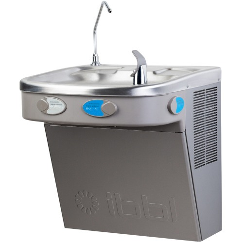 Bebedouro purificador de �gua de Press�o 2 torneiras prata - PDF300-2T  110V