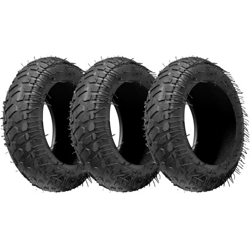 Kit 3 Pneus para carrinho de m�o 2 lonas 3,25 x 8