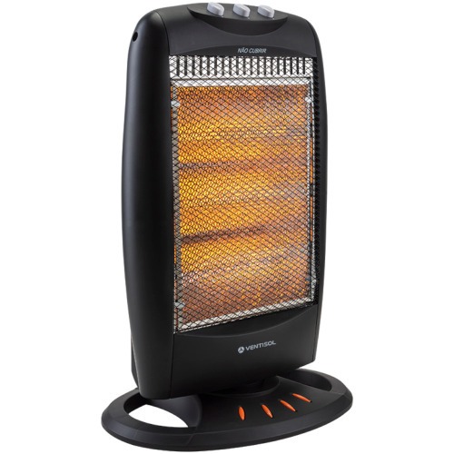 Aquecedor elétrico 1.200 watts halógeno - AH 110V Aquecedor elétrico 1.200 watts halógeno - AH 110V