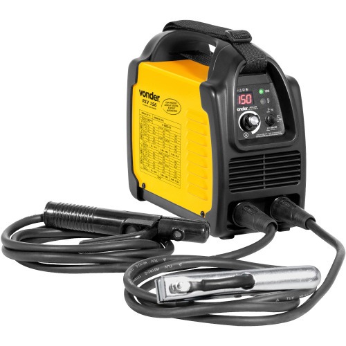 Inversora de solda 150A para eletrodo revestido e tig DC bivolt - RIV 156  110V/220V