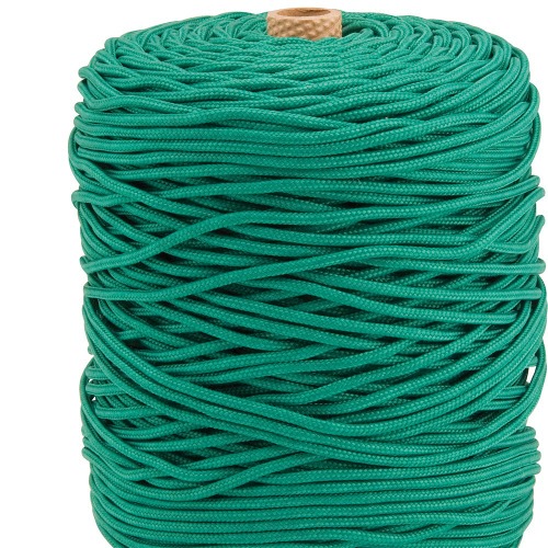 Corda multifilamento 3,0 mm cor verde rolo com 277 metros Corda multifilamento 3,0 mm cor verde rolo com 277 metros