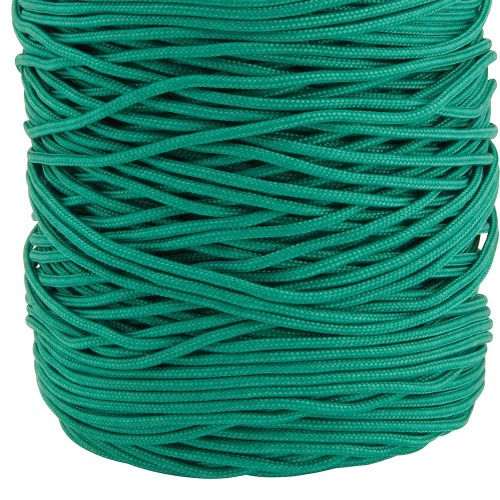 Corda multifilamento 3,0 mm cor verde rolo com 277 metros Corda multifilamento 3,0 mm cor verde rolo com 277 metros