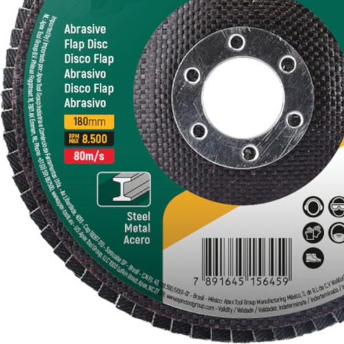 Disco de lixa flap disc metal 7
