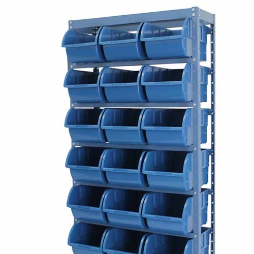Estante met�lica com 21 gavetas n�7 azul - NE21/7A
