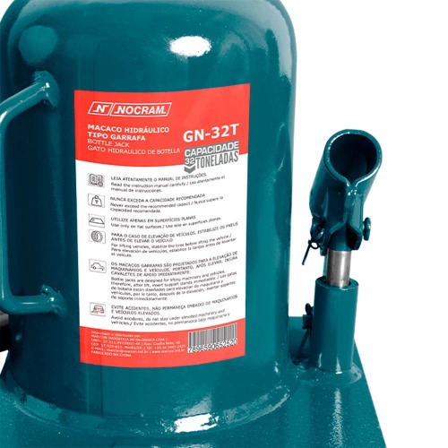 Macaco hidr�ulico tipo garrafa 32 toneladas - GN-32T