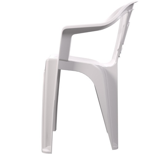 Cadeira pl�stica com bra�os - Tabuba