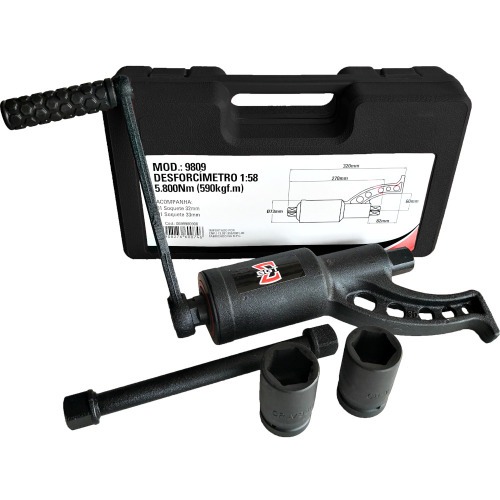 Desforc�metro multiplicador de torque com maleta pl�stica - SGT-9809