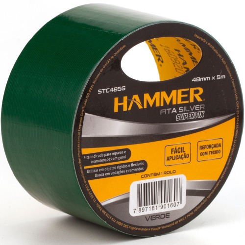 Fita adesiva 48 mm x 5 m silver tape - STC485G Fita adesiva 48 mm x 5 m silver tape - STC485G