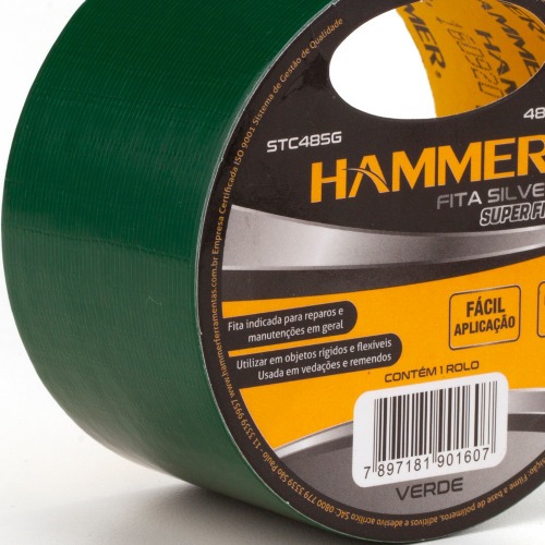 Fita adesiva 48 mm x 5 m silver tape - STC485G Fita adesiva 48 mm x 5 m silver tape - STC485G
