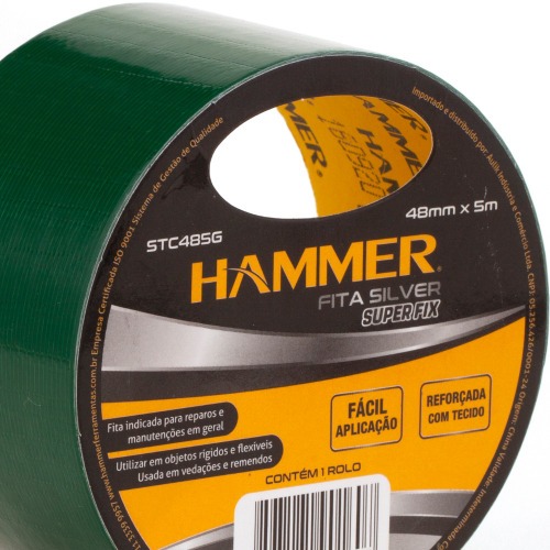 Fita adesiva 48 mm x 5 m silver tape - STC485G Fita adesiva 48 mm x 5 m silver tape - STC485G