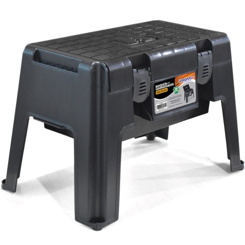 Banqueta pl�stica com compartimento multiuso - 25833