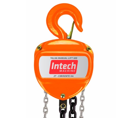 Talha manual com capacidade de 2000 Kg e 3 metros de corrente - LIFT330 Talha manual com capacidade de 2000 Kg e 3 metros de corrente - LIFT330