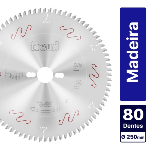 Disco de serra para madeira 250 x 30 mm com 80 dentes - LU3A 0200 Disco de serra para madeira 250 x 30 mm com 80 dentes - LU3A 0200