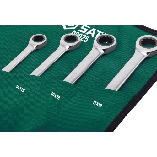 Jogo de chave estrela com catraca de 8 a 19 mm com 6 pe�as - ST09025SJ