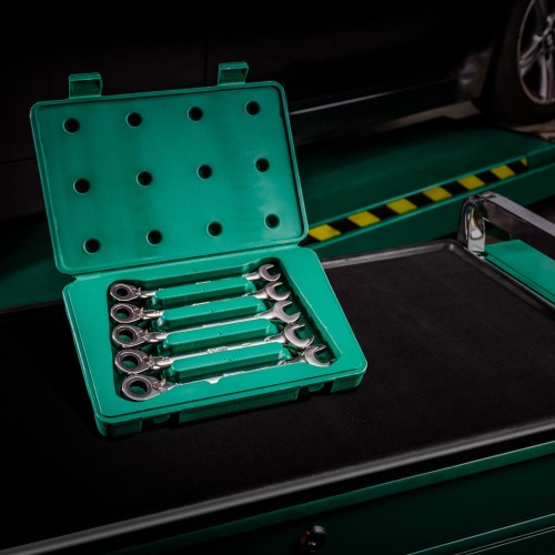 Jogo de chave combinada com catraca revers�vel de 10 a 14 mm com 5 pe�as - ST09083SJ