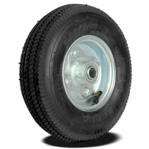 Roda completa com pneu c�mara 9 x 2.1/2