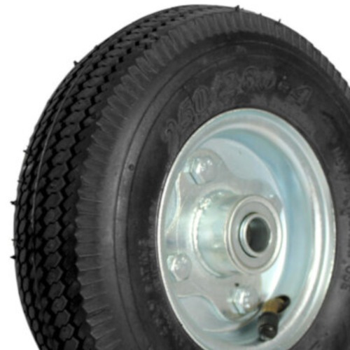 Roda completa com pneu c�mara 9 x 2.1/2