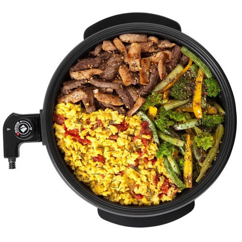 Panela el�trica redonda 1250 watts Rouge - PAN610  110V