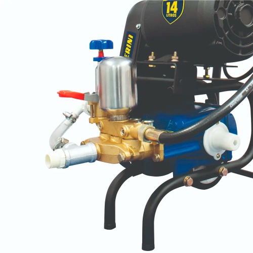 Lavadora alta vaz�o industrial 1 hp 840L/H 320 libras com carrinho e mangueira 10m - LJ14L  220V