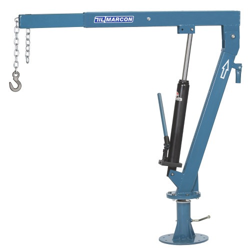 Guincho hidr�ulico girat�rio 360� para caminhonete 500 kg - MGH-500G